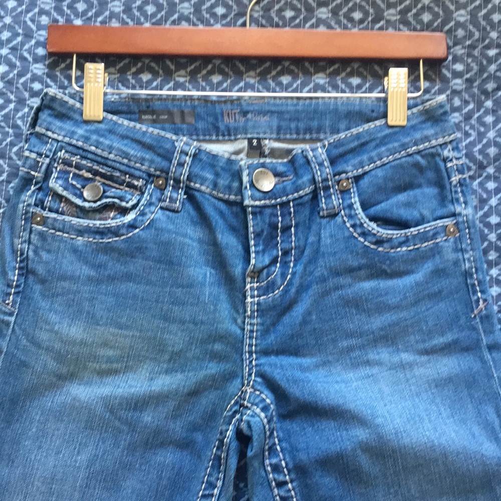 Kut cropped jeans, size 2